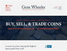 Tablet Screenshot of gwcoins.com